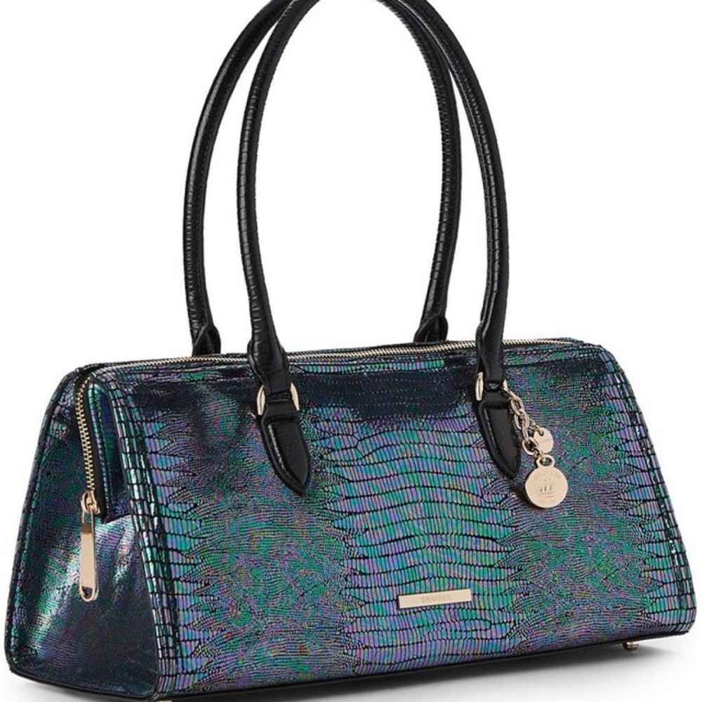 Brahmin Multi Symphonic Collection Sophia East-West Satchel Bag With  Dust Bag